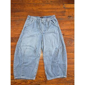 Gap Women's Mid Rise UltraSoft Easy Horseshoe Jeans